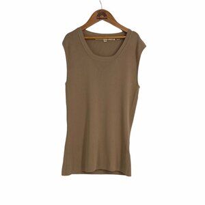 Women's ribbed camel tank size small
